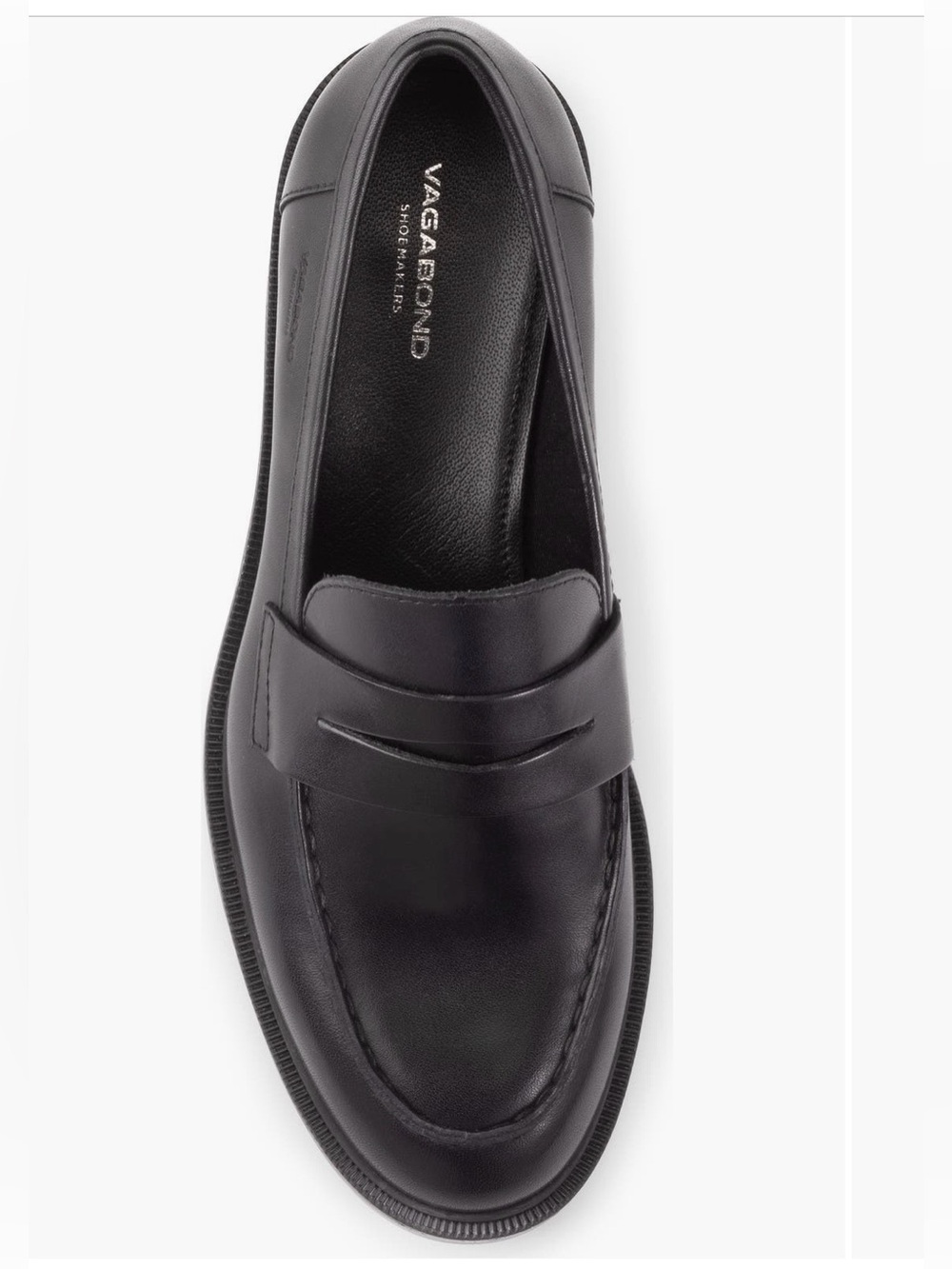 Like New Vagabond Shoemakers Alex Leather Black Penny Loafers Womens Shoes US 8